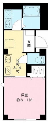 クロスロード学芸大学102の間取り