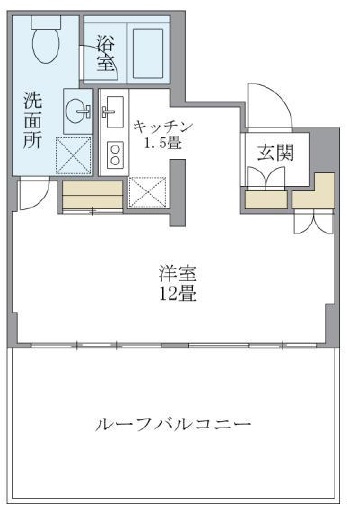 KDXレジデンス自由が丘501の間取り