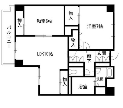 グリーンテラス富ヶ谷203の間取り