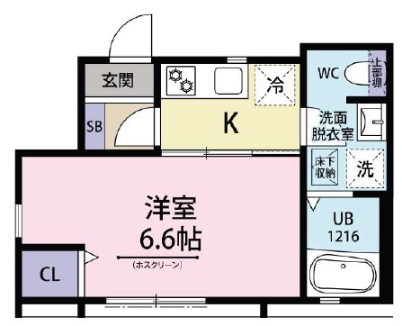 El Centro三軒茶屋（エルセントロ三軒茶屋）101の間取り