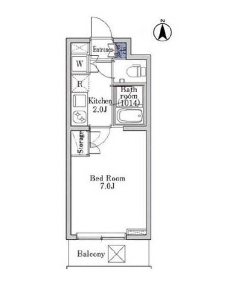 ラクラス学芸大学203の間取り