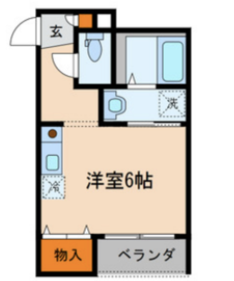 HALE三宿(ハレ三宿)202の間取り