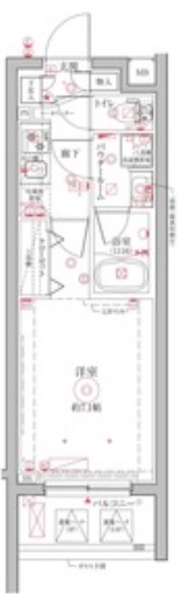 クレイシアIDZ祐天寺Ⅱ(クレイシアアイズ祐天寺Ⅱ)201の間取り