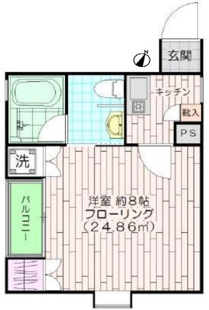 メナテシア103の間取り