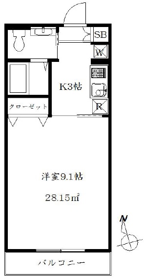 プレジャーズ202の間取り