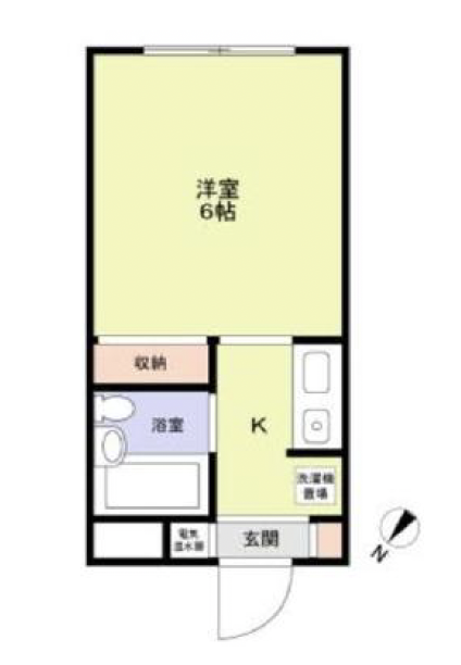 祐天寺秀永ビル302の間取り