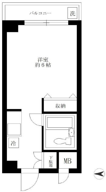 ま・めぞん402の間取り