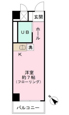 エクセル駒沢303の間取り