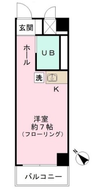 エクセル駒沢404の間取り