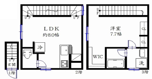 キングハウス世田谷上町204の間取り