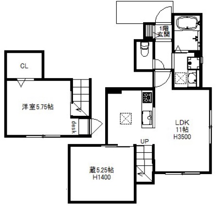 Livre M（リーブルエム）101の間取り