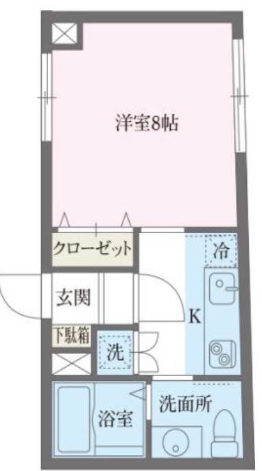 アルティザ池尻302の間取り