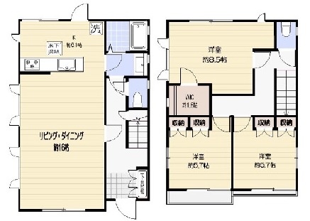 リビエール東北沢C棟1の間取り