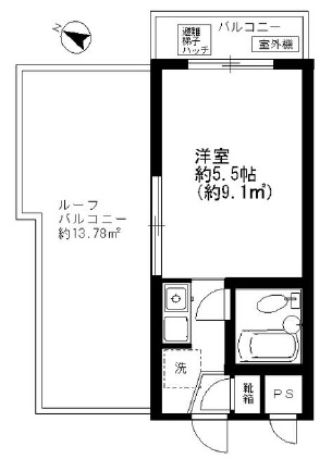 ロワール駒沢401の間取り