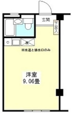 トヨハイツ1Bの間取り