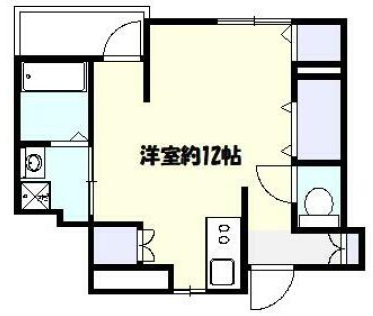 須山ハイツ102の間取り