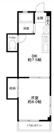 サンフラワー池谷203の間取り