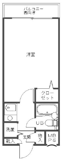 日神パレステージ三軒茶屋203の間取り
