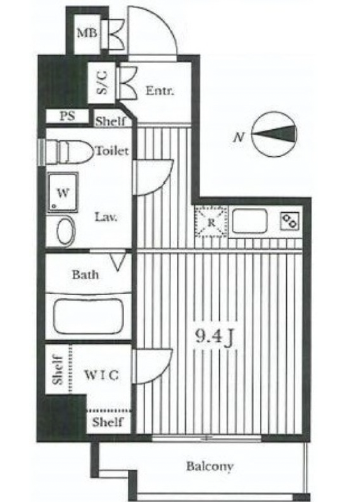 アーバイル三軒茶屋705の間取り