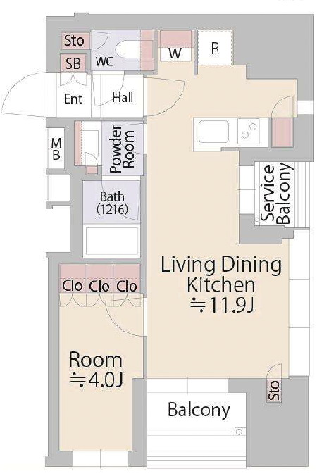 パークホームズ渋谷松濤505の間取り