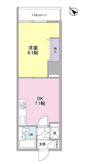 グランドメゾン三軒茶屋907の間取り