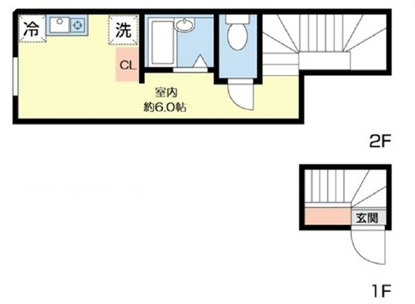 パルデンス三軒茶屋205の間取り