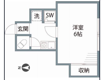 STフラット中目黒102の間取り