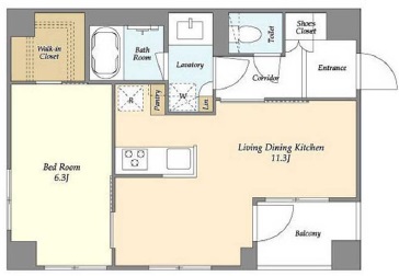 ベルファース駒沢三丁目218の間取り