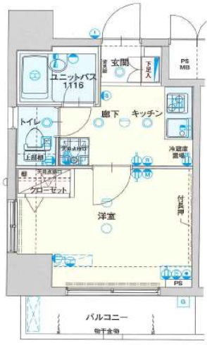 ヴェルト三軒茶屋Ⅱ501の間取り