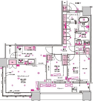 目黒第一マンションズ1209の間取り