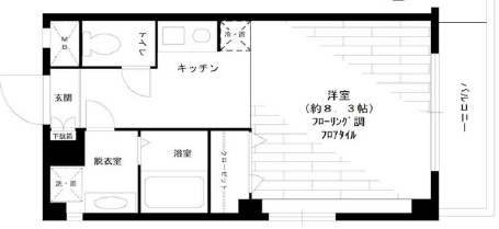 グリーンハイツ深沢301の間取り