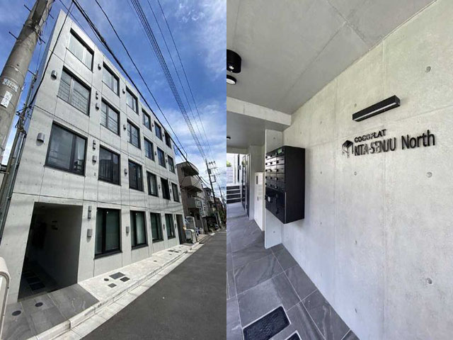 COCOFLAT北千住North（コフラット北千住ノース）204の外観
