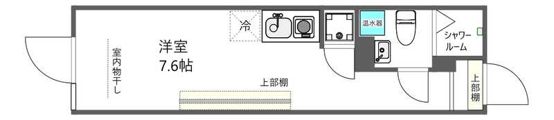 COCOFLAT北千住North（コフラット北千住ノース）303の間取り