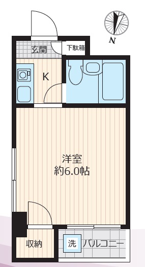 サンコート上目黒404の間取り