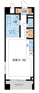 NTPRレジデンス鷹番202の間取り
