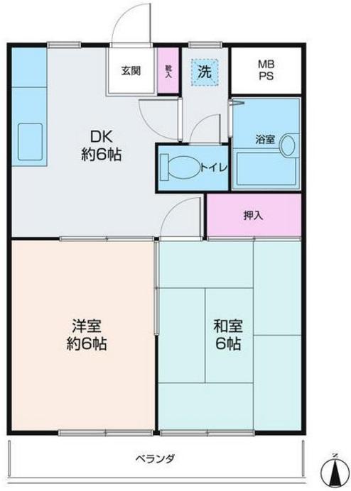 マンション澤田?135の間取り