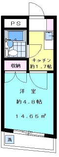 ハイタウン自由が丘407の間取り