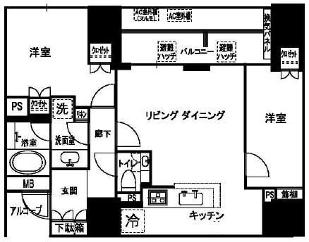 ザ・神宮前レジデンス618の間取り