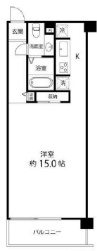 レガリア都立大レジデンス203の間取り