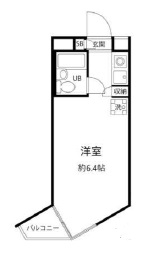 エスポワール中目黒　313の間取り