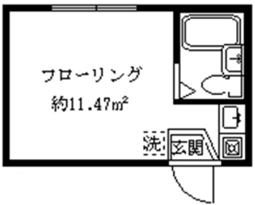 ライフピア祐天寺103の間取り