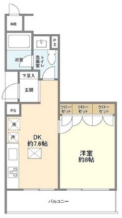 代々木上原ロイヤルマンション101の間取り