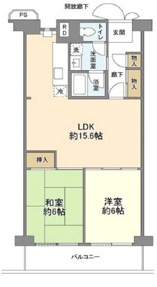 メイツ桜新町407の間取り