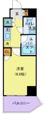池尻大橋202の間取り