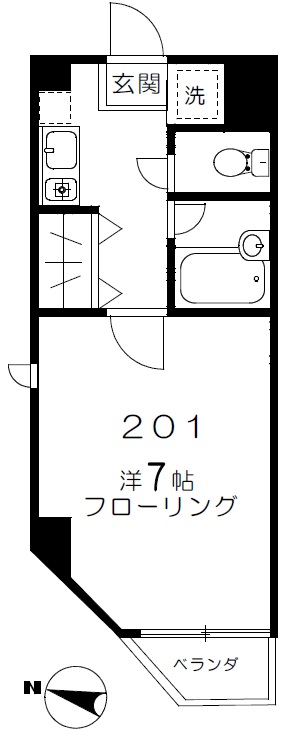 MOYビル201の間取り