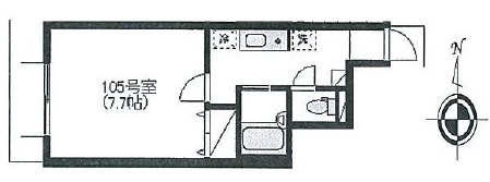 アミ下北沢105の間取り