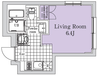 SOU桜新町Ⅱ303の間取り