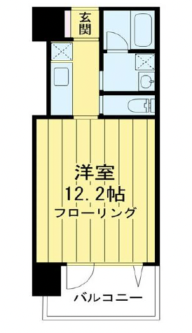 フラット中目黒503の間取り