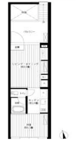 パークジオ学芸大学206の間取り