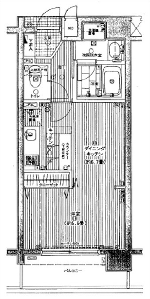 インフィニティ渋谷山手302の間取り